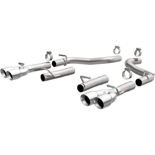 Race Series Stainless Axle-Back System MagnaFlow Exhaust Products Exhaust System Kit  AXOPROS