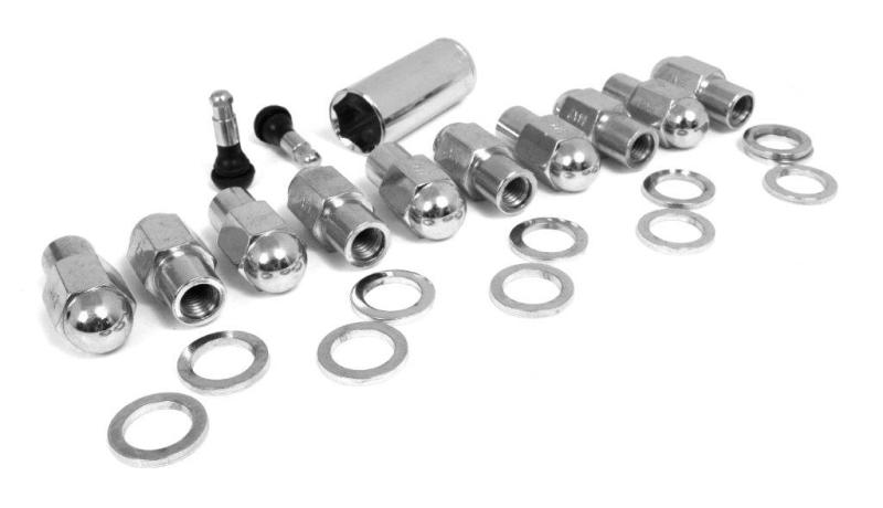 Race Star 14mmx2.0 Lightning Truck Closed End Deluxe Lug Kit - 10 PK Race Star Lug Nuts  AXOPROS