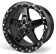 Race Star 92 Drag Star Bracket Racer 17x10.5 5x4.50BC 7.6BS Gloss Black Wheel - Single Bead Lock Race Star Wheels - Cast  AXOPROS