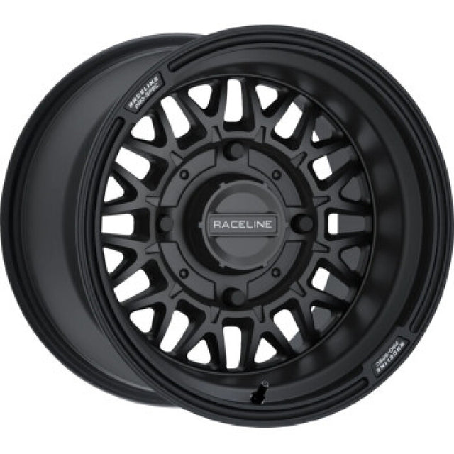 Raceline A13B Omega 15x7in/4x137 BP / 10mm Offset /110.18mm Bore - Satin Black Wheel Raceline Wheels - Cast  AXOPROS