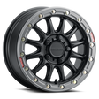 Raceline A14GR Alpha 15x7in/5x114.3 BP/25mm Offset/68mm Bore - Gunmetal & Red Ring Beadlock Wheel Raceline Wheels - Cast  AXOPROS