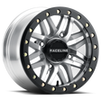 Raceline A91MA Ryno 15x7in/4x156 BP/10mm Offset/132.5mm Bore - Machined & Black Ring Beadlock Wheel Raceline Wheels - Cast  AXOPROS