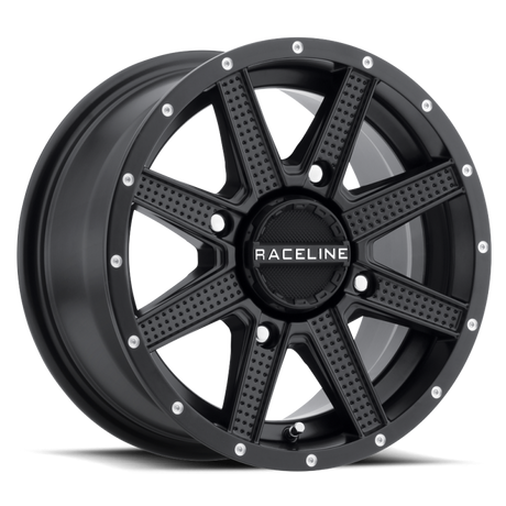 Raceline A92B Hostage 14x7in / 4x156 BP / 2+5 -47mm Offset / 83.8mm Bore - Satin Black Wheel Raceline Wheels - Cast  AXOPROS
