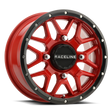 Raceline A94R Krank 14x7in / 4x110 BP / 10mm Offset / 83.8mm Bore - Red & Black Lip Wheel Raceline Wheels - Cast  AXOPROS