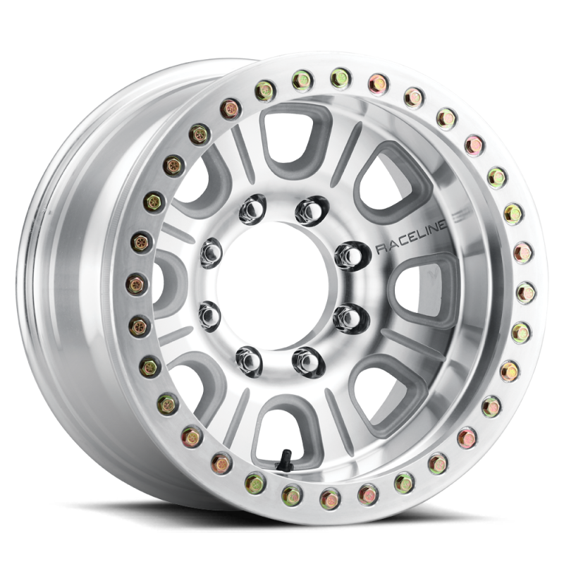 Raceline RT233 Monster 17x9.5in / 8x170 BP / -32mm Offset / 130.81mm Bore - Machined Beadlock Wheel Raceline Wheels - Cast  AXOPROS