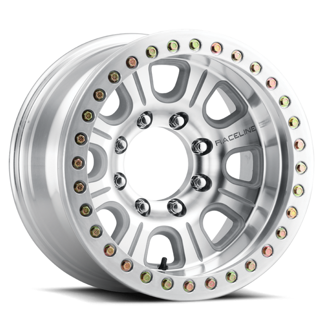Raceline RT233 Monster 17x9.5in / 8x170 BP / -32mm Offset / 130.81mm Bore - Machined Beadlock Wheel Raceline Wheels - Cast  AXOPROS