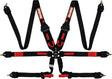 RaceQuip Black FIA CAMLOCK 6pt 2in Pull Down Lap FHR Racequip Seat Belts & Harnesses  AXOPROS
