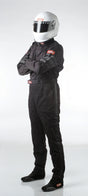 RaceQuip Black SFI-1 1-L Suit - 2XL Racequip Racing Suits  AXOPROS