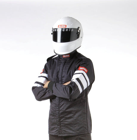 RaceQuip Black SFI-5 Jacket - XL Racequip Racing Jackets  AXOPROS