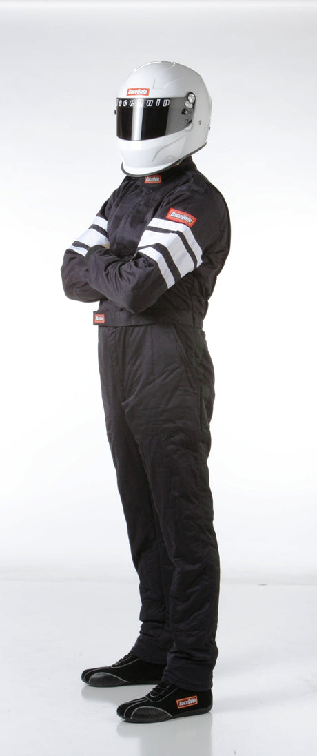 RaceQuip Black SFI-5 Suit - 2XL Racequip Racing Suits  AXOPROS