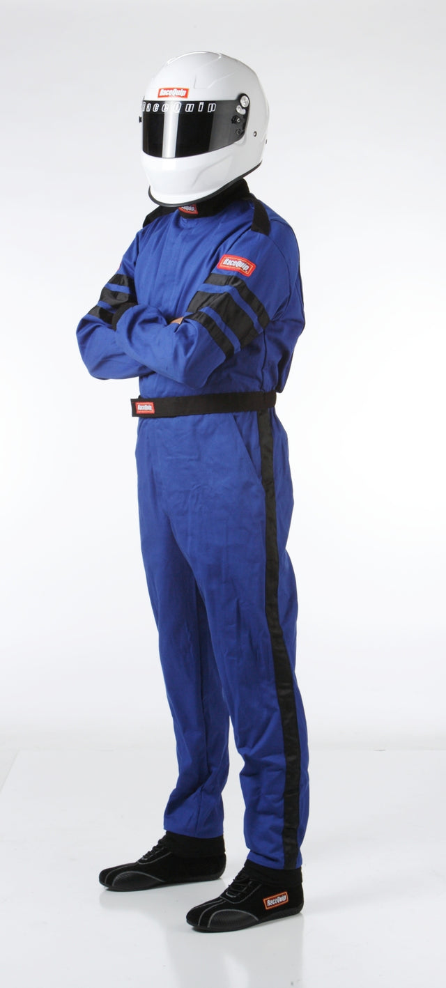 RaceQuip Blue SFI-1 1-L Suit - 2XL Racequip Racing Suits  AXOPROS