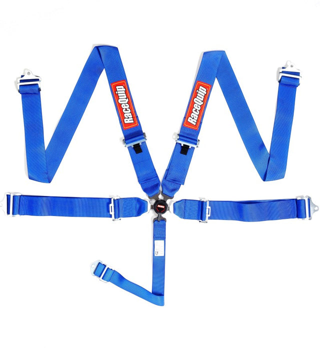 RaceQuip Blue SFI CAMLOCK 5pt PD Lap Seat Belt Racequip Seat Belts & Harnesses  AXOPROS