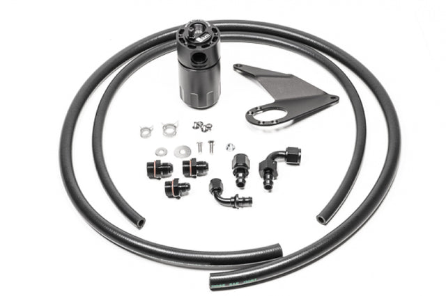 Radium Engineering 08-09 EVO X Catch Can Kit Crankcase Fluid Lock Radium Engineering Oil Catch Cans  AXOPROS