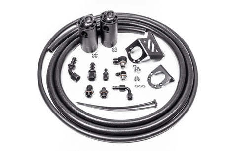 Radium Engineering 2016+ Toyota Tacoma Dual Catch Can Kit - Fluid Lock Radium Engineering Oil Catch Cans  AXOPROS