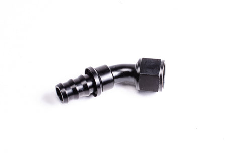 Radium Engineering 45 Degree 8AN Pushlok Hose End Fitting Radium Engineering Fittings  AXOPROS