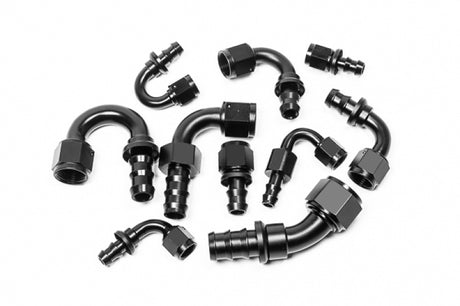 Radium Engineering -6AN 45 Degree Push-Lok Hose End Radium Engineering Fittings  AXOPROS