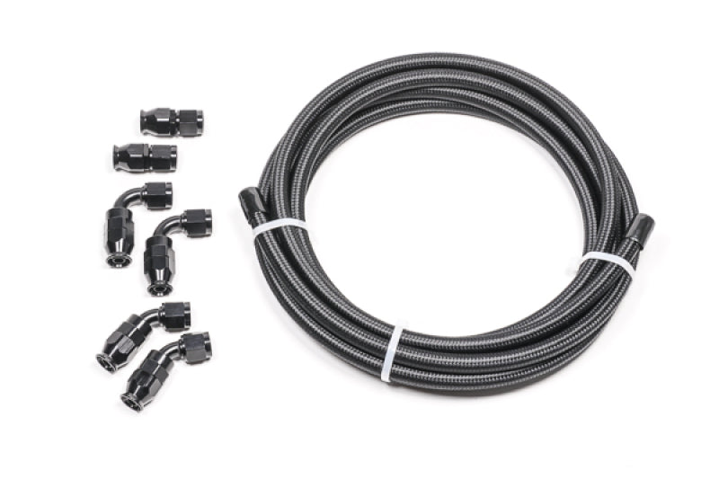 Radium Engineering 6AN Universal PTFE Hose Kit - Black Carbon Radium Engineering Hoses  AXOPROS