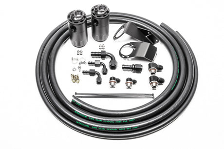 Radium Engineering 89-94 Nissan S13 Dual Catch Can Kit - Fluid Lock Radium Engineering Oil Catch Cans  AXOPROS