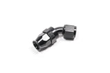 Radium Engineering -8AN 45 Degree PTFE Hose End - Black Radium Engineering Fittings  AXOPROS