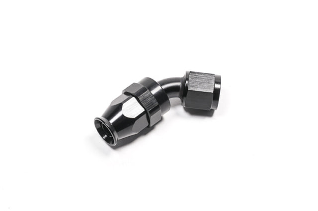 Radium Engineering -8AN 45 Degree PTFE Hose End - Black Radium Engineering Fittings  AXOPROS
