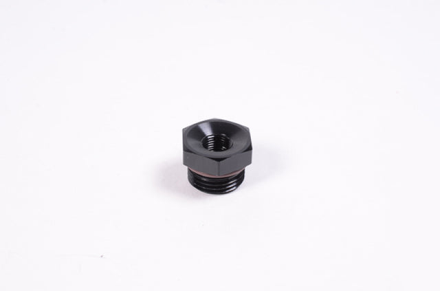 Radium Engineering 8AN ORB to 1/8NPT Female Adapter Fitting - Blk Anodized Radium Engineering Fittings  AXOPROS