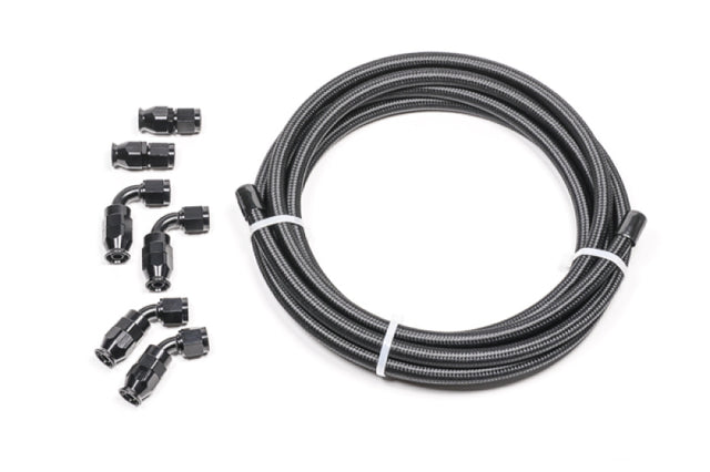 Radium Engineering 8AN Universal PTFE Hose Kit - Black Carbon Radium Engineering Hoses  AXOPROS