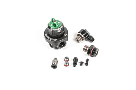 Radium Engineering Direct Mount Regulator (DMR), 8AN ORB - Green Radium Engineering Fuel Pressure Regulators  AXOPROS