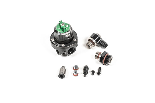 Radium Engineering Direct Mount Regulator (DMR), 8AN ORB - Green Radium Engineering Fuel Pressure Regulators  AXOPROS