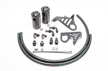 Radium Engineering Dual Catch Can Kit 2015-18 Focus ST Fluid Lock Radium Engineering Oil Catch Cans  AXOPROS