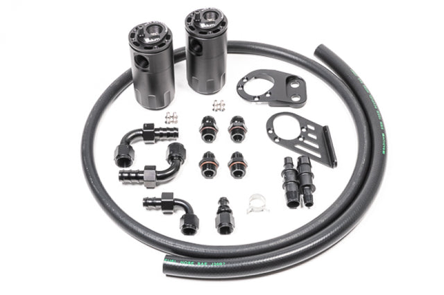Radium Engineering Dual Catch Can Kit Fiesta ST Fluid Lock Radium Engineering Oil Catch Cans  AXOPROS