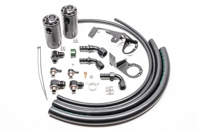 Radium Engineering Dual Catch Can Kit MK5 Supra Fluid Lock Radium Engineering Oil Catch Cans  AXOPROS
