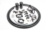 Radium Engineering Dual Catch Can Kit Nissan R32 Skyline GT-R Fluid Lock Radium Engineering Oil Catch Cans  AXOPROS
