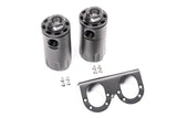 Radium Engineering Dual Universal Catch Can Kit - Fluid Lock Radium Engineering Oil Catch Cans  AXOPROS