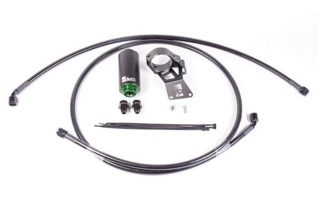 Radium Engineering Mitsubishi Evo X Fuel Hanger Feed Kit - Microglass Filter Radium Engineering Brackets  AXOPROS