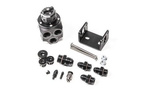 Radium Engineering Multi-Port Regulator Rotating Assembly (MPR-RA) - Black Radium Engineering Fuel Pressure Regulators  AXOPROS