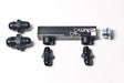 Radium Engineering Universal 4-Port Manifold - Black W/ Logo Radium Engineering Fuel Manifolds  AXOPROS