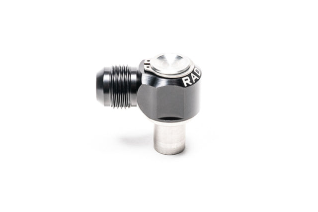 Radium KA24DE Valve Cover Intake 10AN Male Press-Fit Fitting Radium Engineering Fittings  AXOPROS