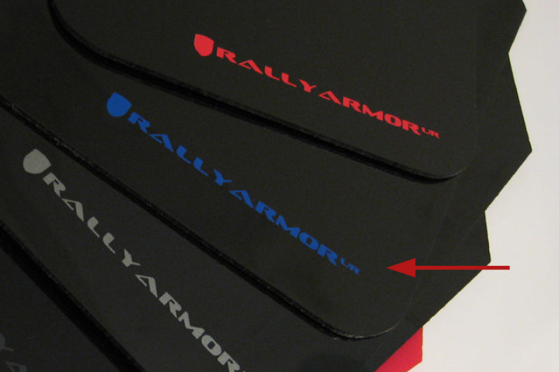 Rally Armor 02-07 Subaru WRX/STI/RS/2.5i (Wagons Req. Mod.) Black UR Mud Flap w/Blue Logo Rally Armor Mud Flaps  AXOPROS