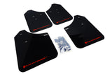 Rally Armor 02-07 Subaru WRX/STI/RS/2.5i (Wagons Req. Mod.) Black UR Mud Flap w/Red Logo Rally Armor Mud Flaps  AXOPROS