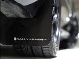 Rally Armor 02-07 Subaru WRX/STI/RS/2.5i (Wagons Req. Mod.) Black UR Mud Flap w/White Logo Rally Armor Mud Flaps  AXOPROS