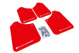 Rally Armor 02-07 Subaru WRX/STI/RS/2.5i (Wagons Req. Mod.) Red UR Mud Flap w/White Logo Rally Armor Mud Flaps  AXOPROS