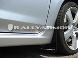 Rally Armor 04-09 Mazda3/Speed3 Black UR Mud Flap w/ White Logo Rally Armor Mud Flaps  AXOPROS