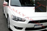 Rally Armor 07-17 Mitsubishi Lancer Black UR Mud Flap w/ Red Logo Rally Armor Mud Flaps  AXOPROS