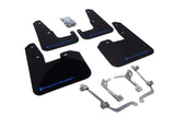 Rally Armor 08-11 Subaru STI (Hatch Only) / 11-14 WRX (Hatch Only) Black UR Mud Flap w/Blue Logo Rally Armor Mud Flaps  AXOPROS