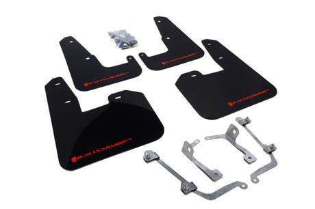 Rally Armor 08-11 Subaru STI (Hatch Only) / 11-14 WRX (Hatch Only) Black UR Mud Flap w/Red Logo Rally Armor Mud Flaps  AXOPROS