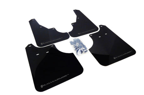 Rally Armor 09-13 Subaru Forester Black UR Mud Flap w/ Grey Logo Rally Armor Mud Flaps  AXOPROS