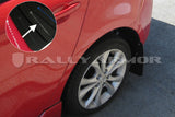 Rally Armor 10-13 Mazda3/Speed3 (Hatch/Sedan) Black UR Mud Flap w/Silver Logo Rally Armor Mud Flaps  AXOPROS