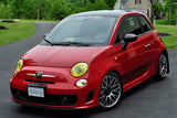 Rally Armor 12-18 Fiat 500 Red Mud Flap w/White Logo Rally Armor Mud Flaps  AXOPROS