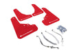 Rally Armor 12-18 Fiat 500 Red Mud Flap w/White Logo Rally Armor Mud Flaps  AXOPROS