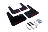 Rally Armor 12-18 Hyundai Veloster Black UR Mud Flap w/ Red Logo Rally Armor Mud Flaps  AXOPROS